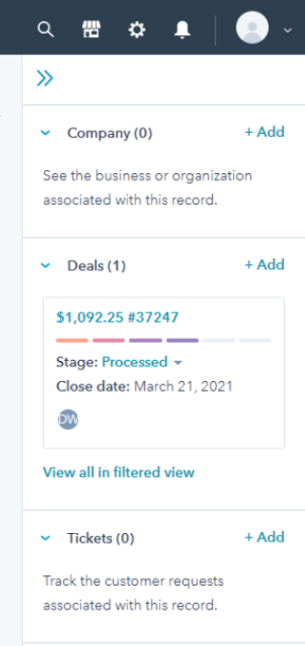 HubSpot subscribers profile