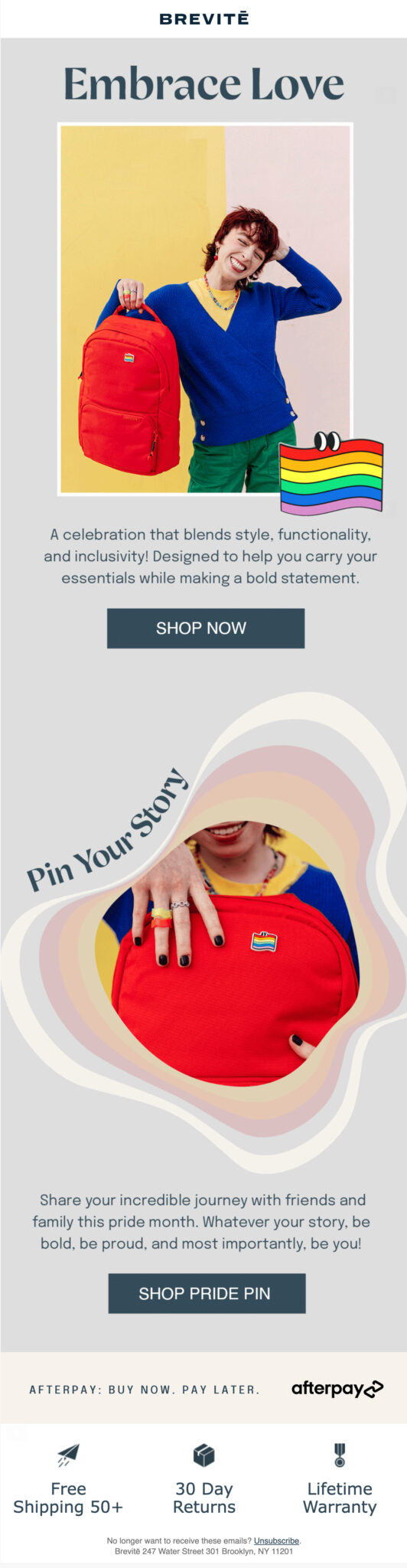 Pride Month Email design example