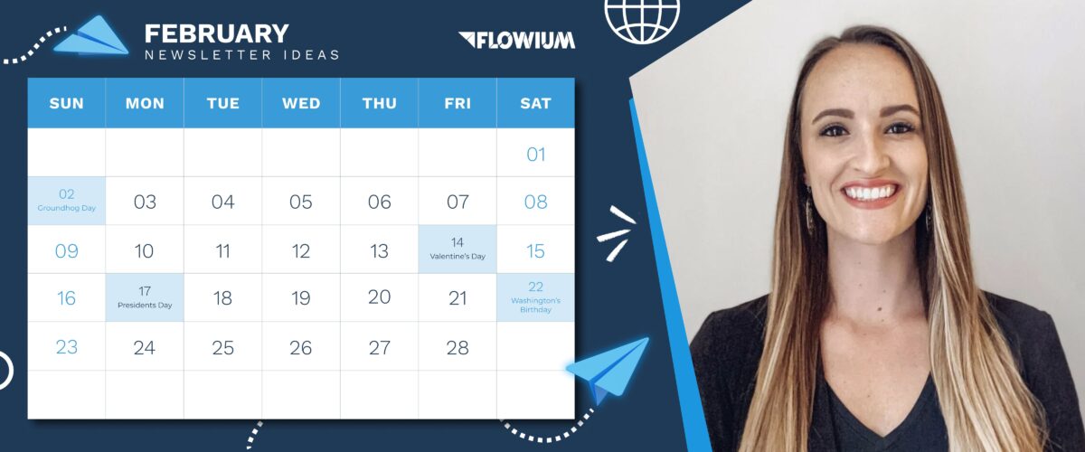 Flowium calendar for February 2025.