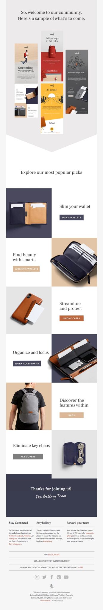 Email nurture campaign example