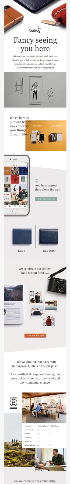 Email nurture campaign example