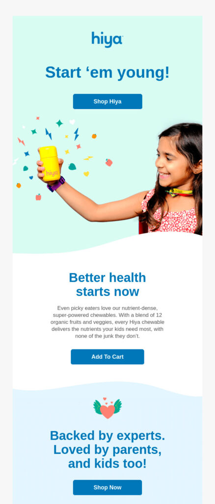 International Youth Day email design.