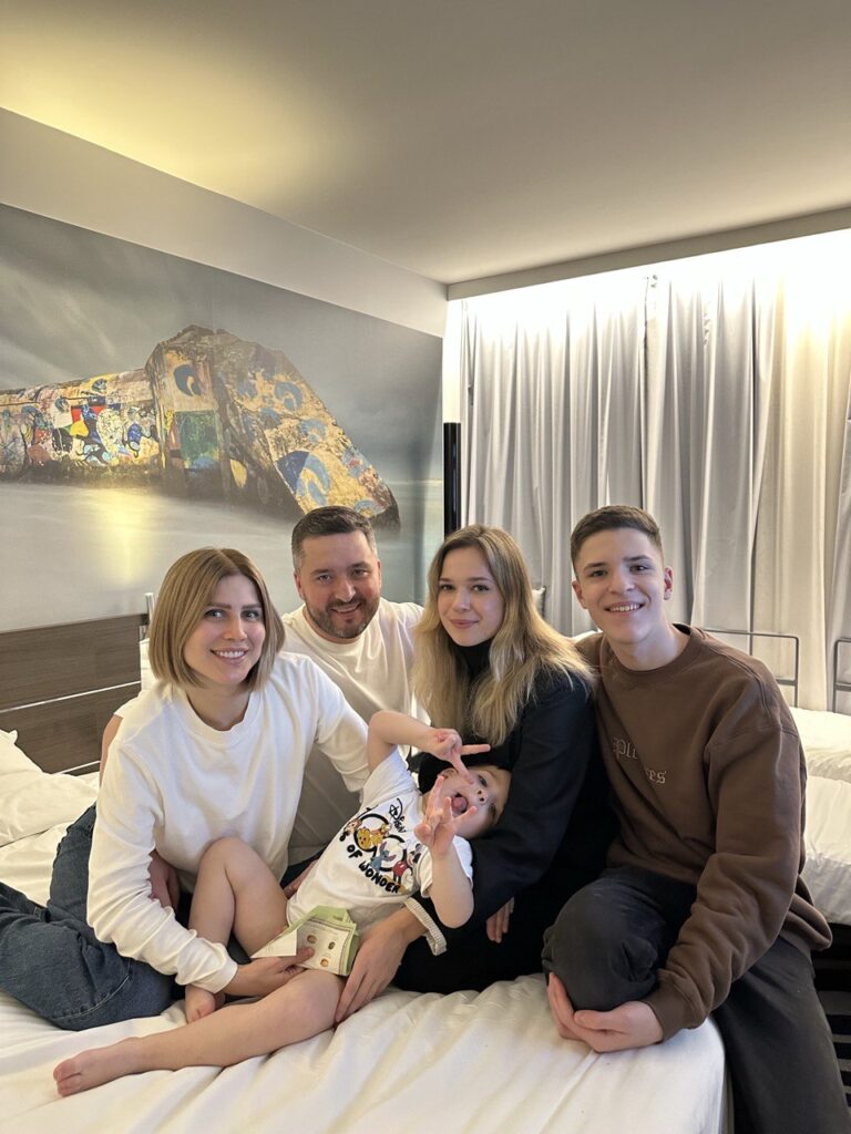Liana Horbova's family.