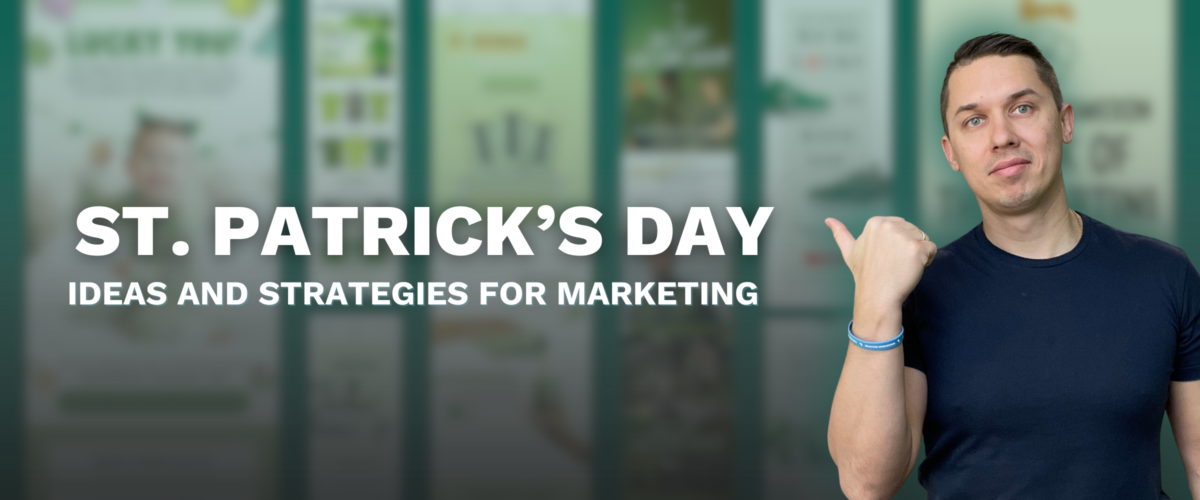 St. Patrick's Day Email Subject Lines and Strategies for Marketing in 2025 banner with Andriy Boychuk.