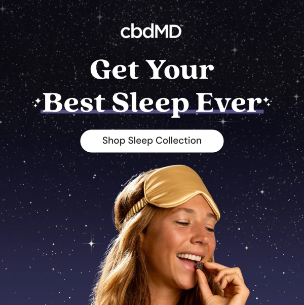 Cover for cbdMD email design.