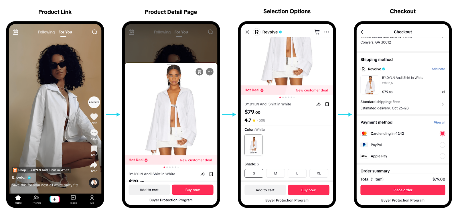 TikTok shop for ecommerce