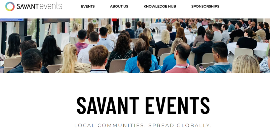 An image promoting Savant eCommerce.