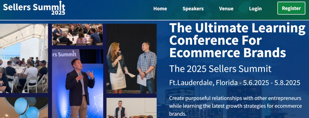 An image promoting Sellers Summit.