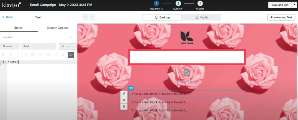 Screenshot of embedding video in email with HTML5.