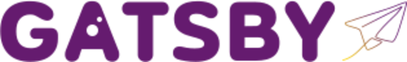 Gatsby logo with icon.