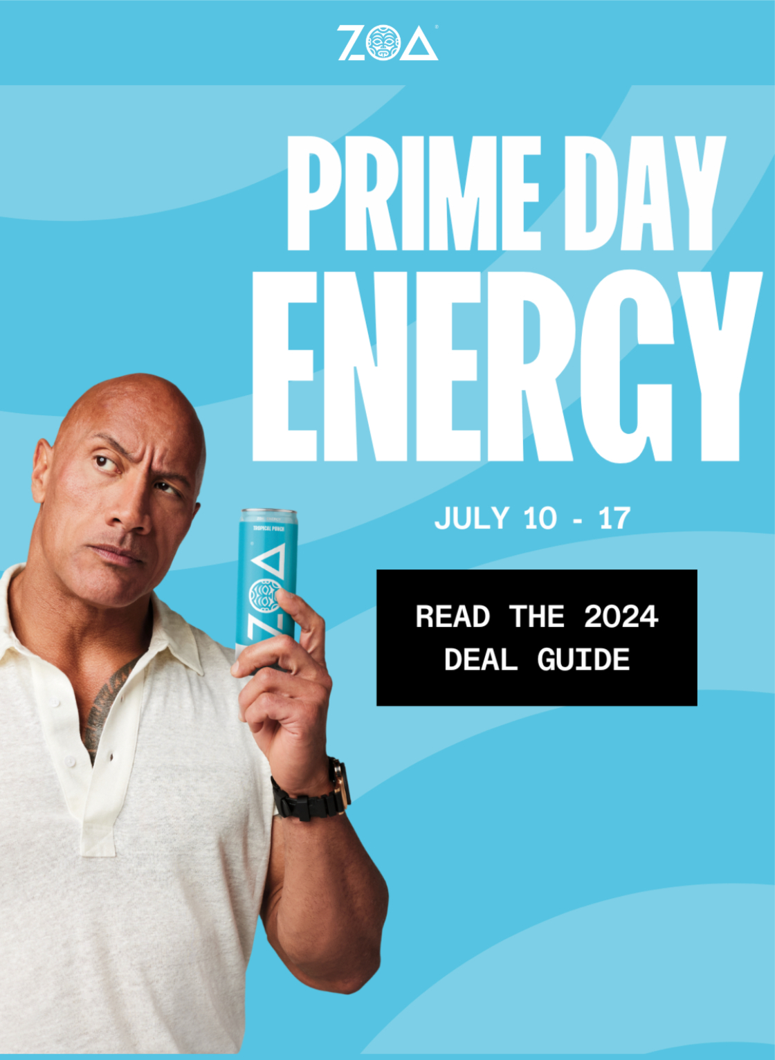 Prime day email by Zoa.