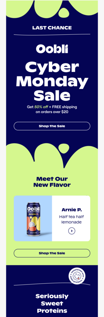 The Obbi Cyber Monday sale, presenting numerous discounts and special offers for eager shoppers.
