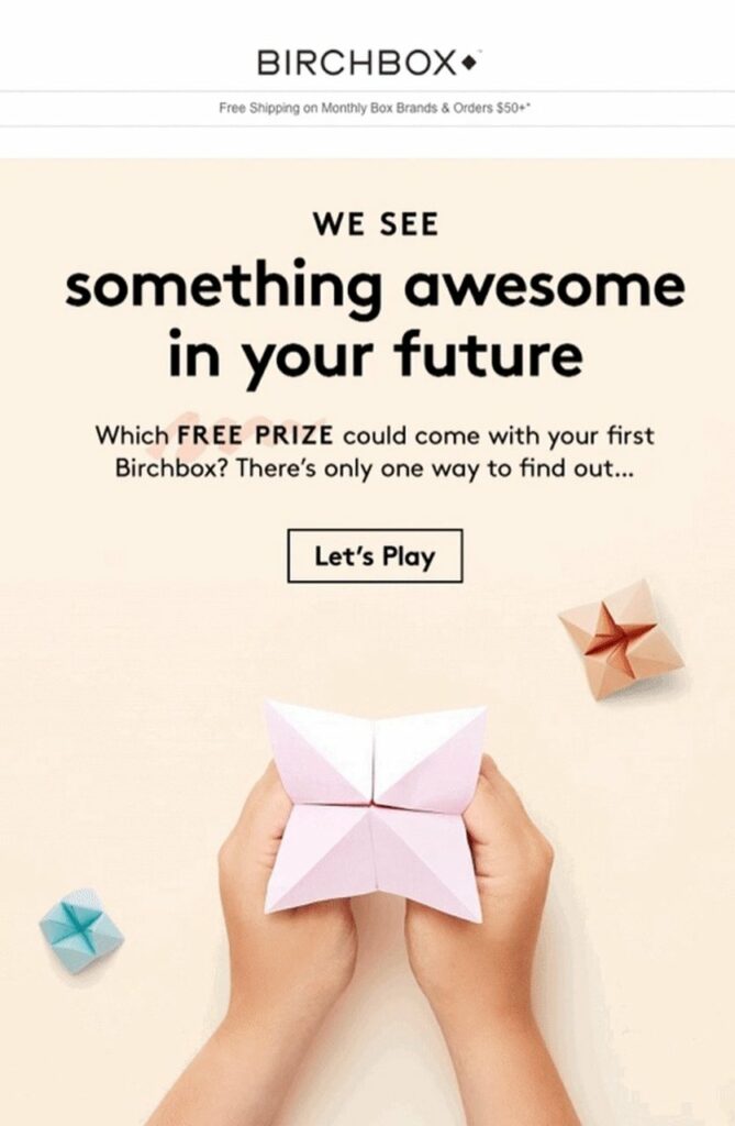 Visual representation of a Birchbox coupon code, highlighting savings on subscription boxes for personal care items.