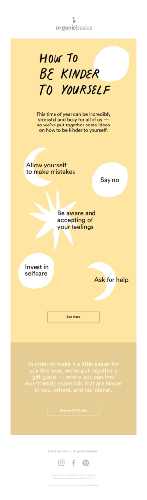 A visual guide on self-kindness, celebrating Random Acts of Kindness Week with uplifting and supportive imagery.