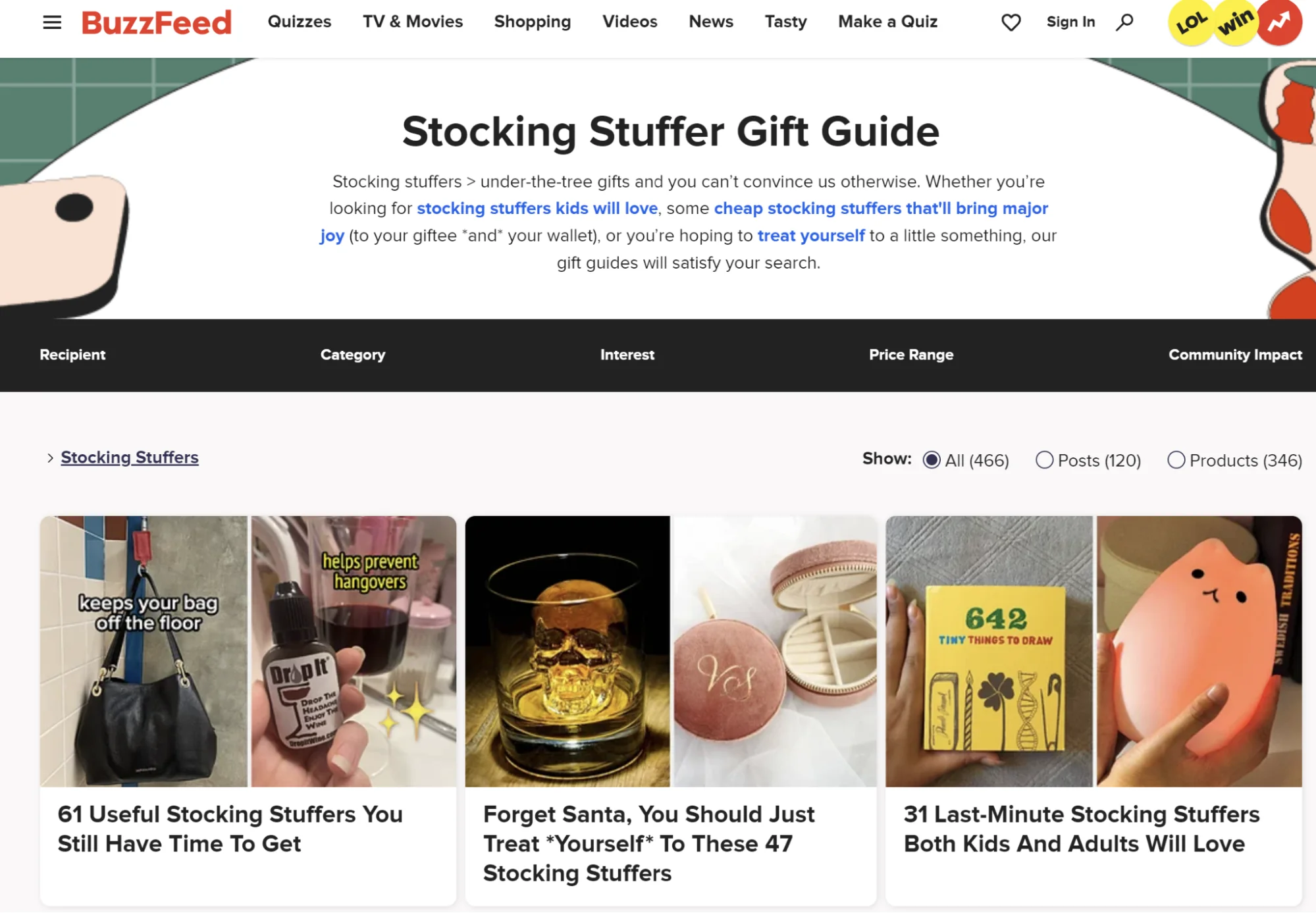 A comprehensive stocking stuffer gift guide, presenting a selection of delightful and practical gifts for festive occasions.