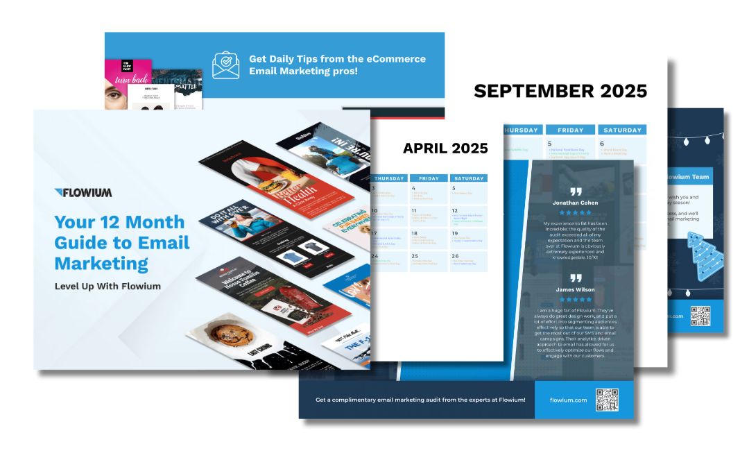 Updated email marketing calendar
