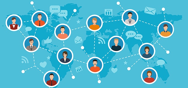 Infographic showcasing key social tactics