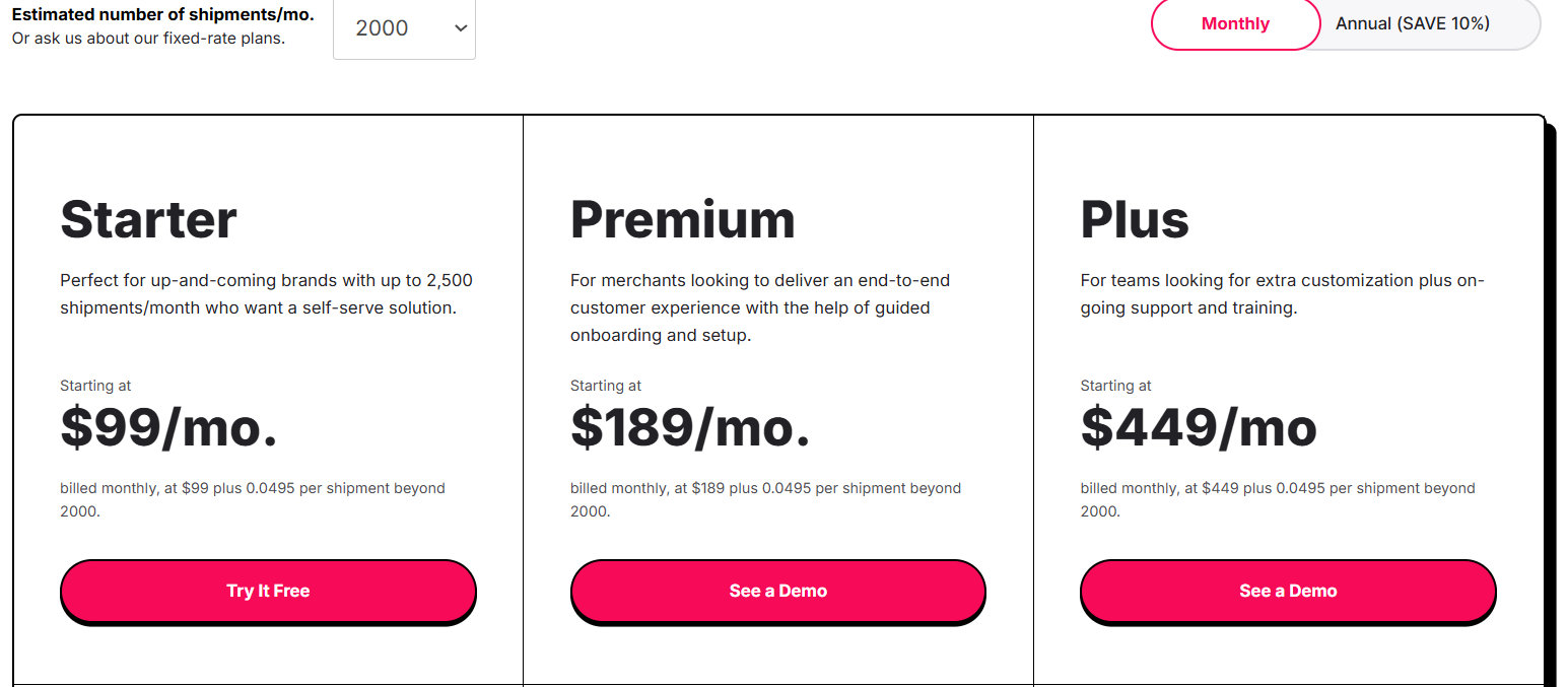 Target Market and Pricing of Wonderment offering Three price categories with various features.