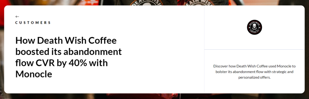 Death wish coffee case studies by Monocle.
