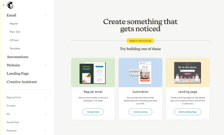 Mailchimp - email marketing platform for nonprofits.