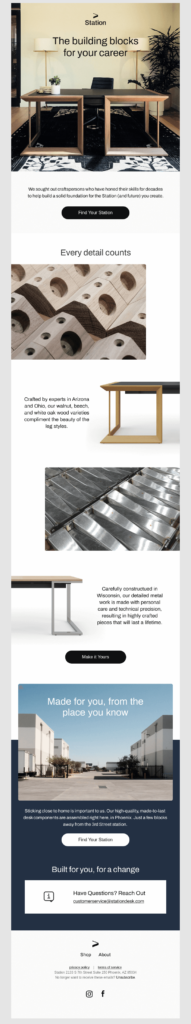 Email example for Organize Your Home Office Day.