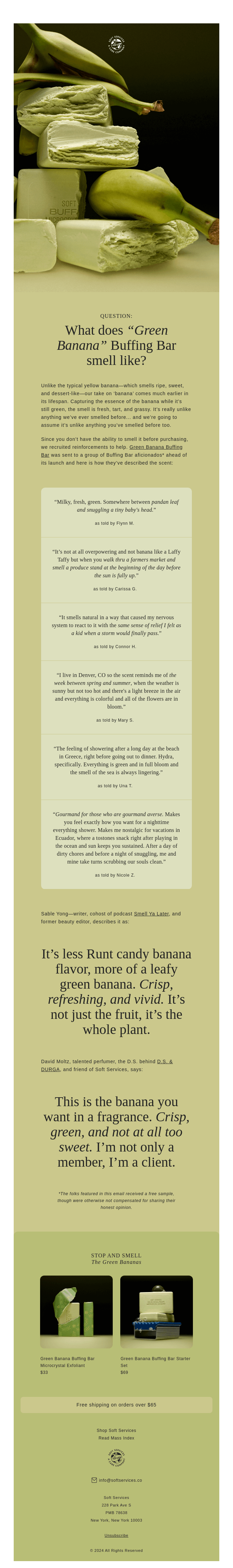 National Banana Day email design.