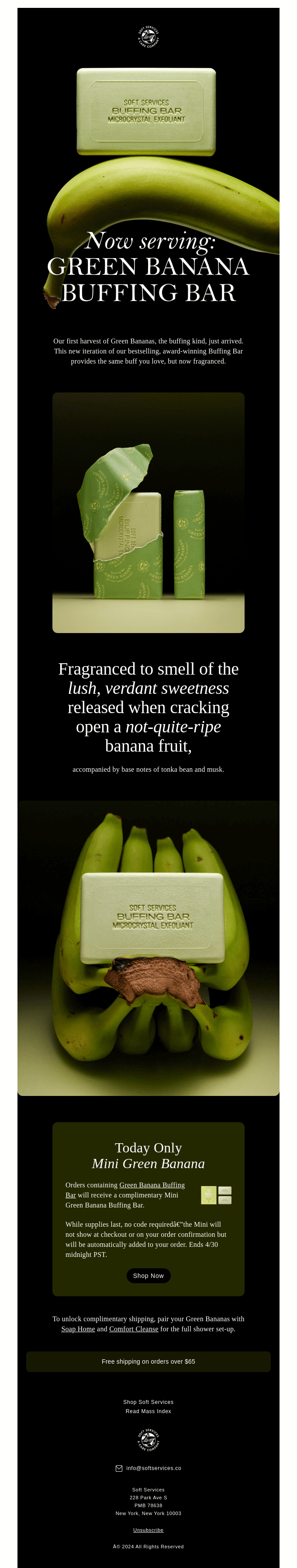 National Banana Day email design.
