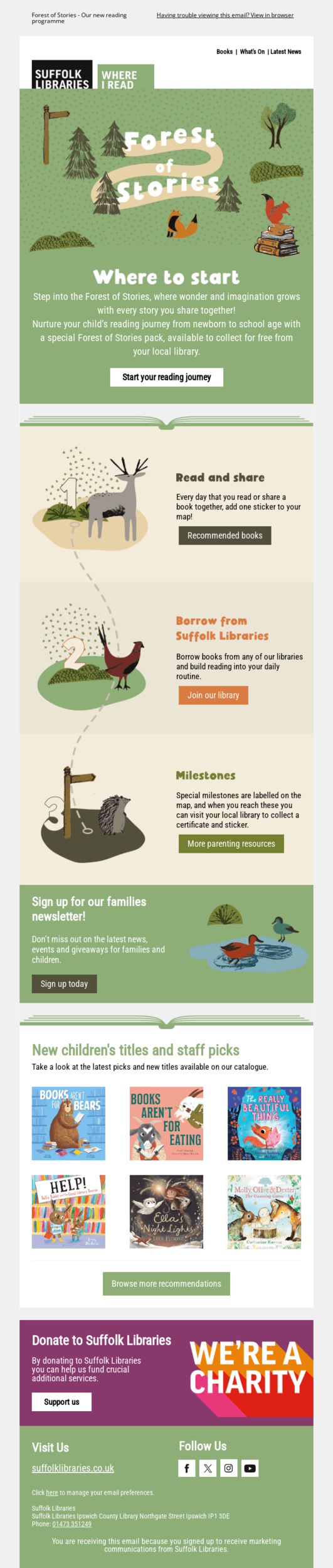 Children's Book Day email design.