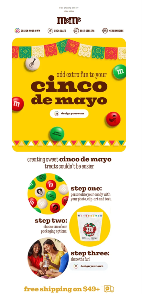 Cinco de Mayo Campaign from M&Ms.