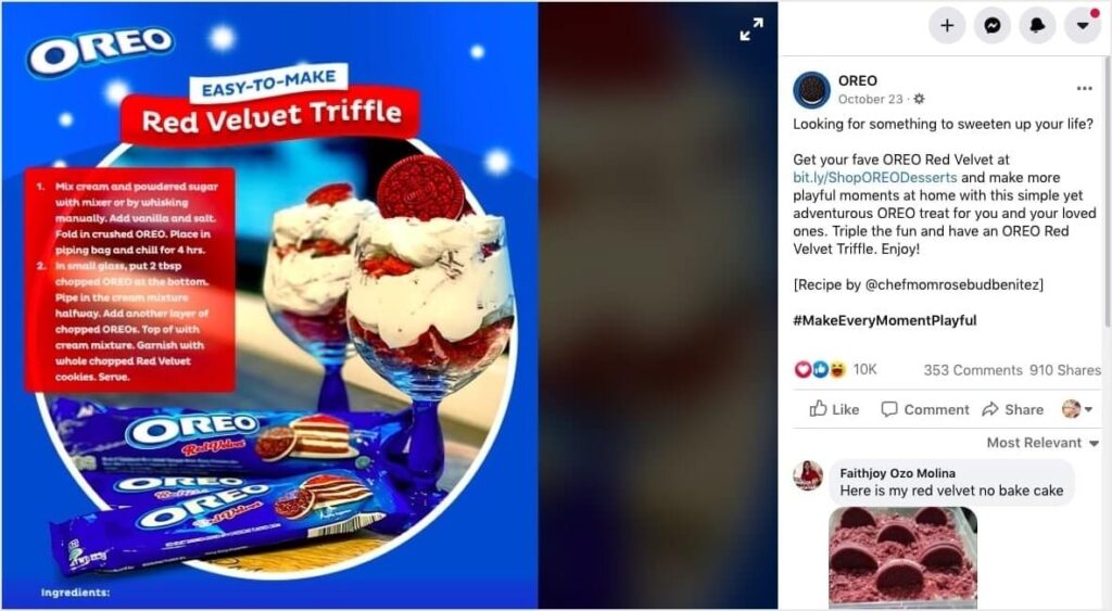 Social Media Trends example.
