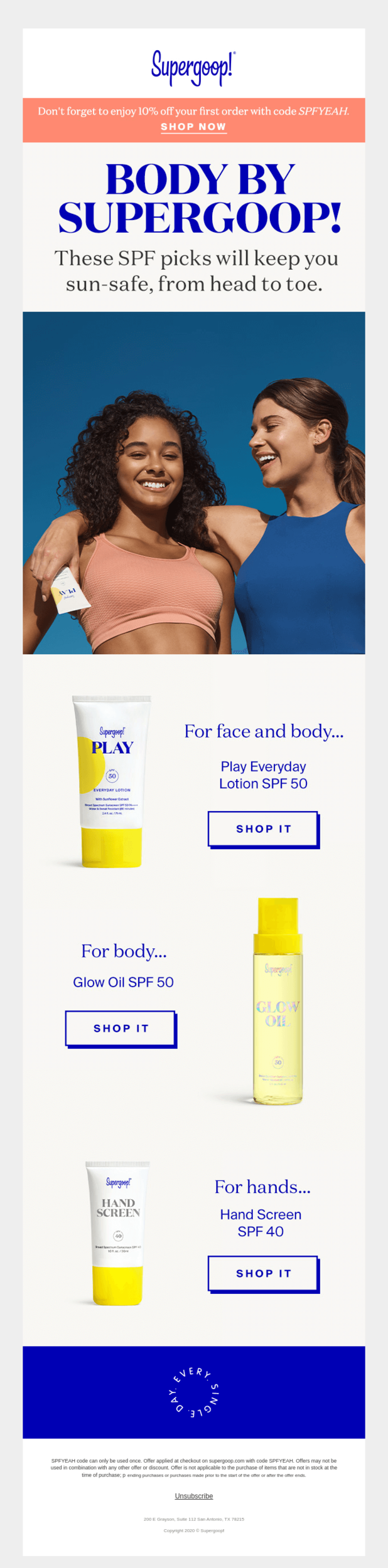 Don't Fry Day email example.