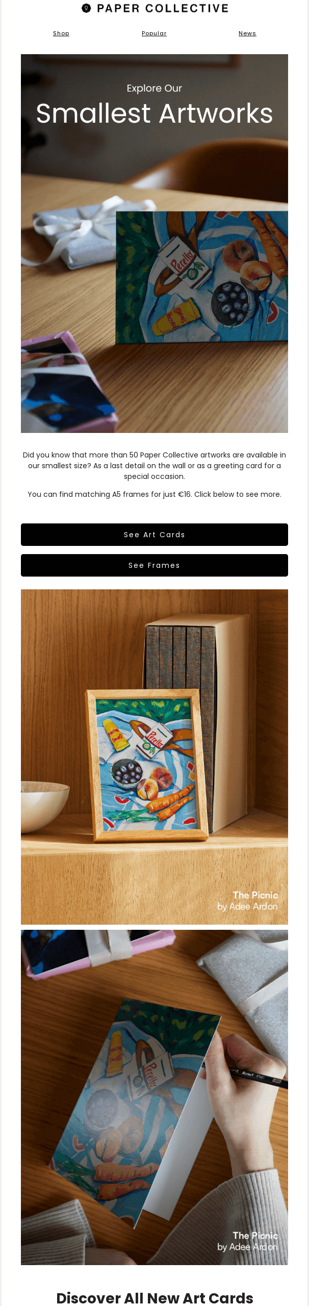 Drawing Day email example.