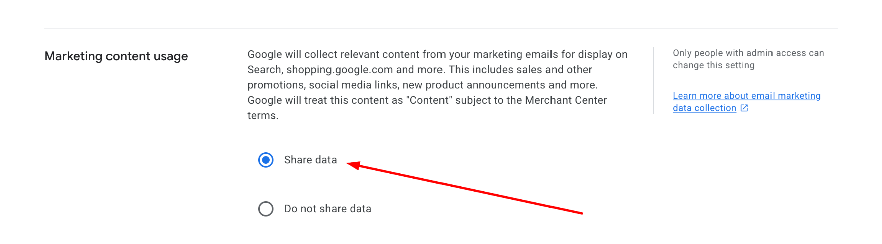 Google Merchant Center rolled out an update that now uses publicly accessible marketing content.