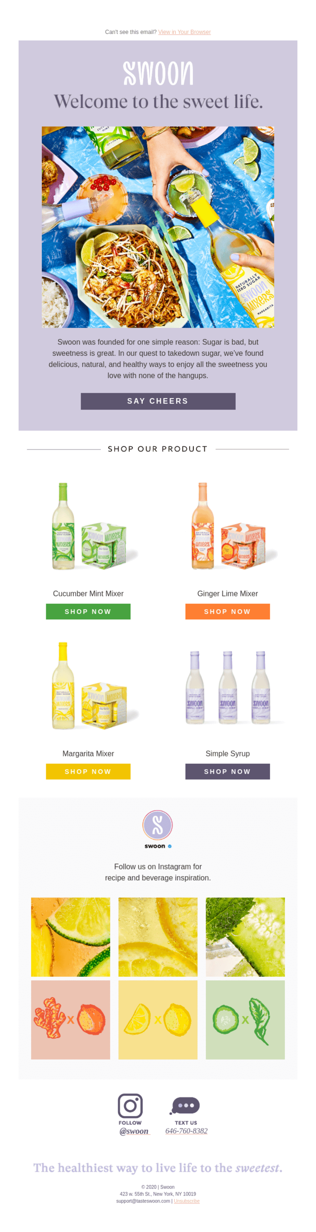 National Making Life Beautiful Day email design.