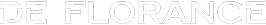 De Florance white logo.